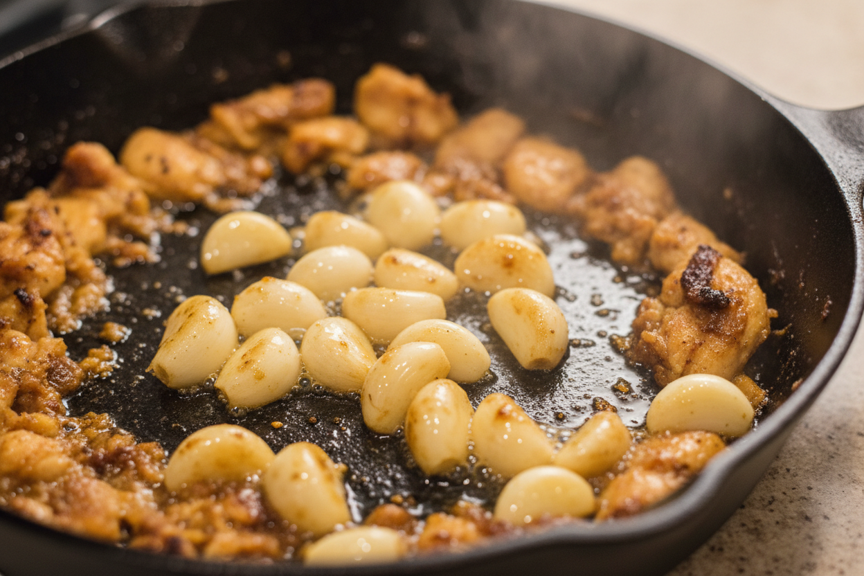 Creamy Garlic Chicken: Easy Single-Skillet Smothered Recipe 2 Creamy Garlic Chicken preparation step 1