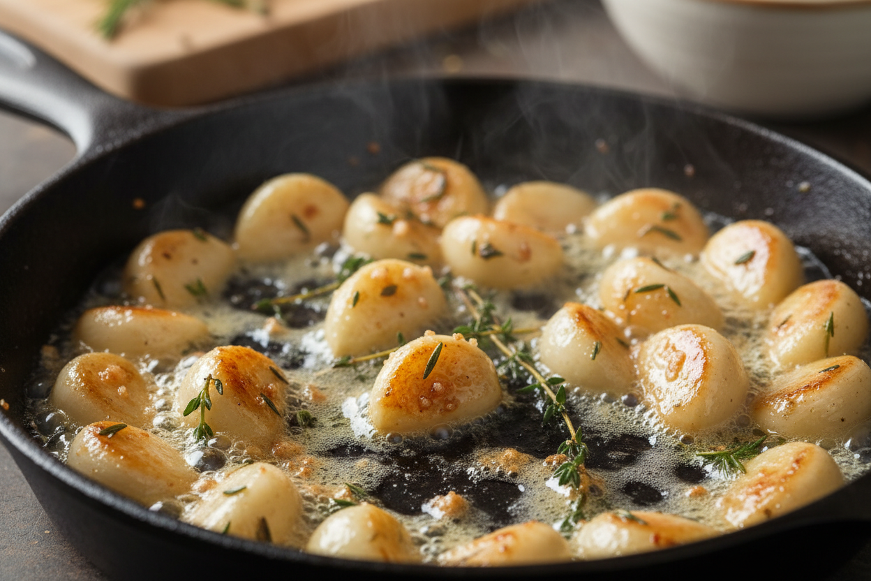 Creamy Garlic Chicken Skillet Recipe (Easy & Rich) 3 Creamy Skillet Garlic Chicken preparation step 2