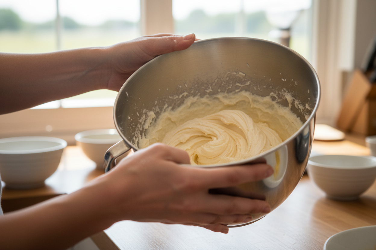 Decorated Lemon Cake preparation step 1