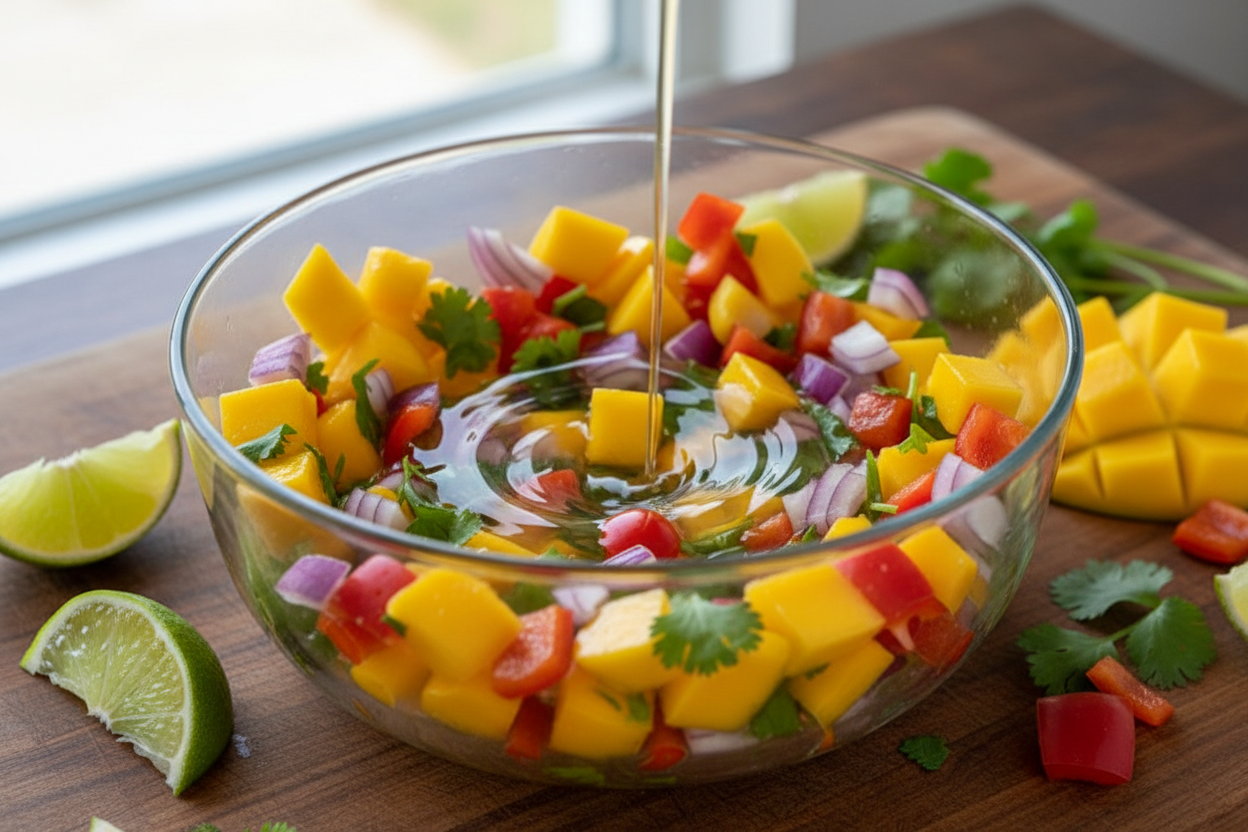 Easy Mango Salsa Recipe preparation step 2