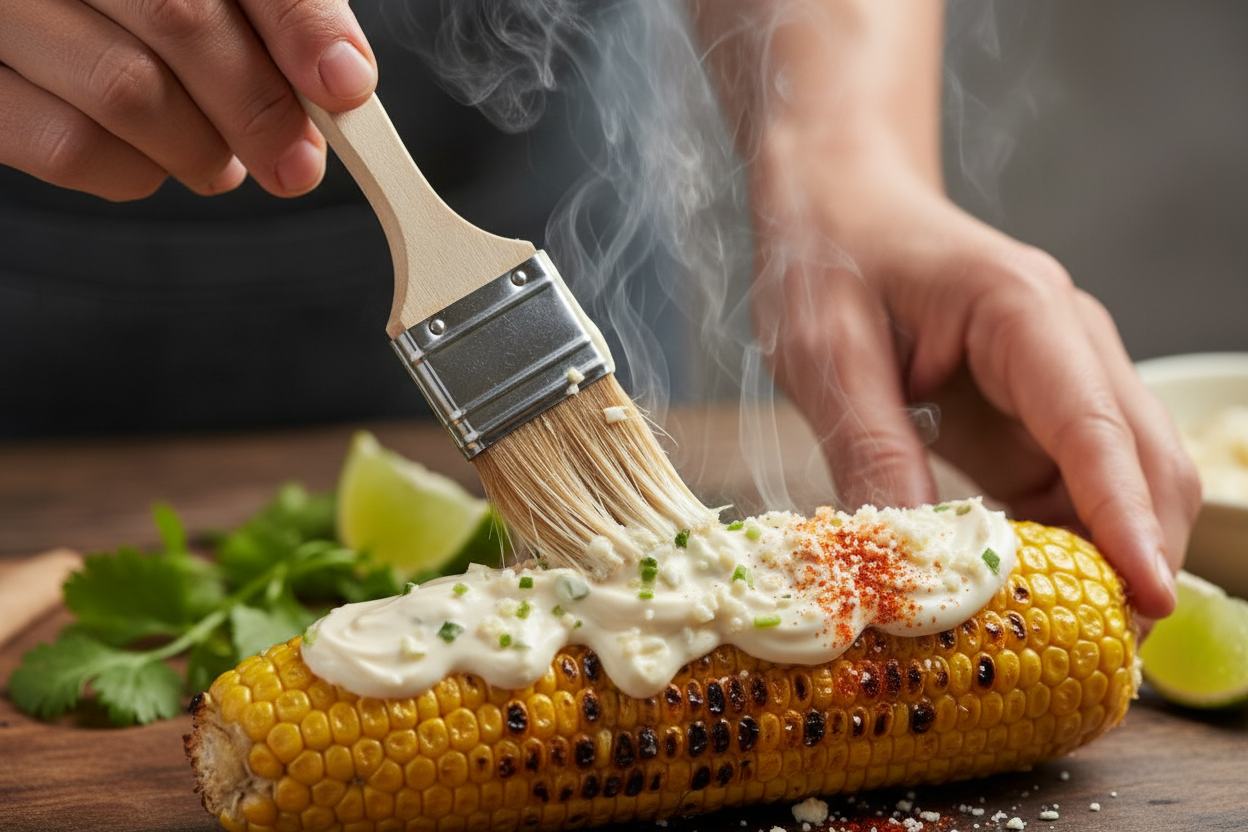 Easy Mexican Street Corn preparation step 1