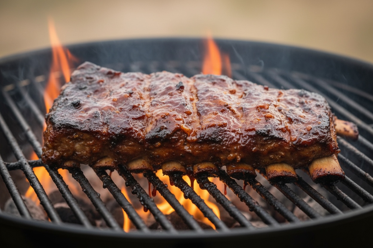 Finger Lickin' Grilled Beef Ribs preparation step 2