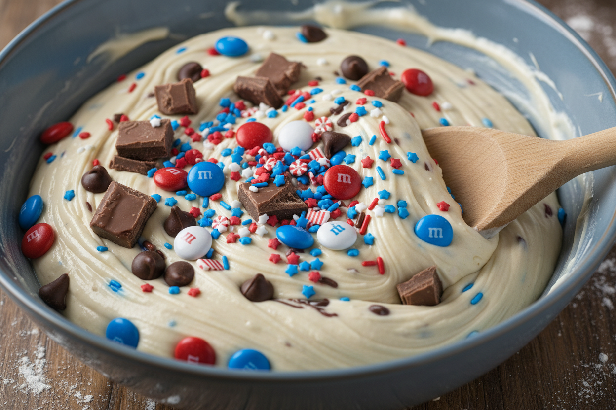 Fireworks Cookies and Cream Cookies preparation step 1