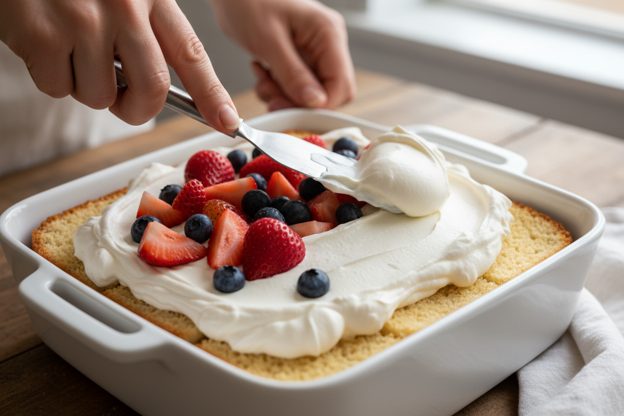 Gluten Free Dairy Free Icebox Cake preparation step 1