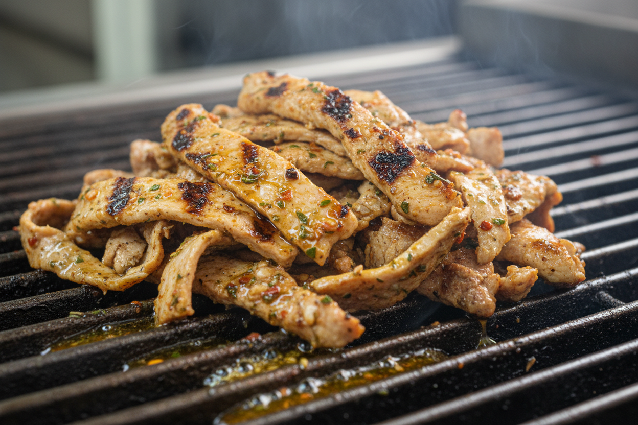Authentic Greek Chicken Gyros Recipe with Homemade Tzatziki 3 Greek Chicken Gyros preparation step 2