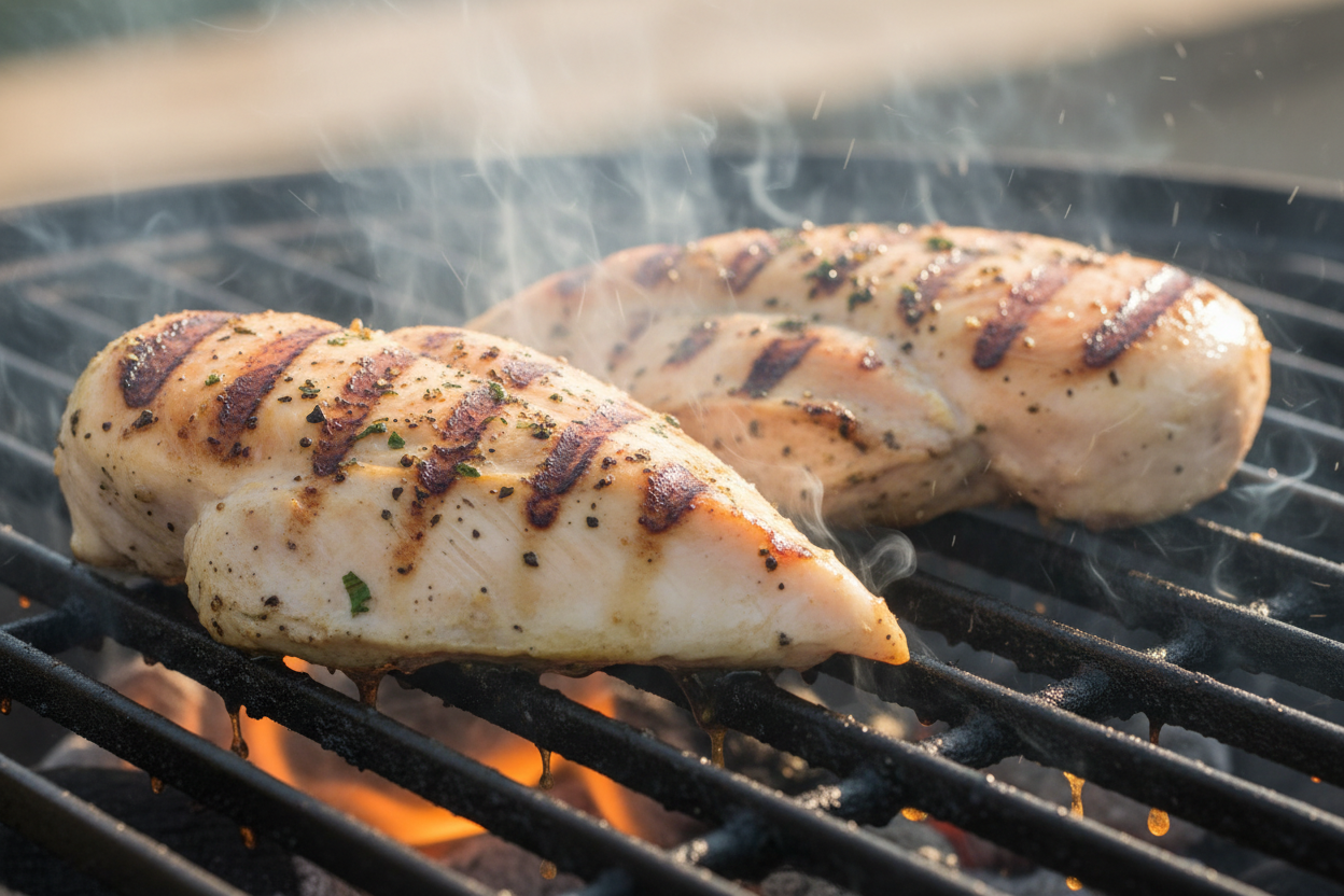 Grilled Chicken Salad preparation step 1