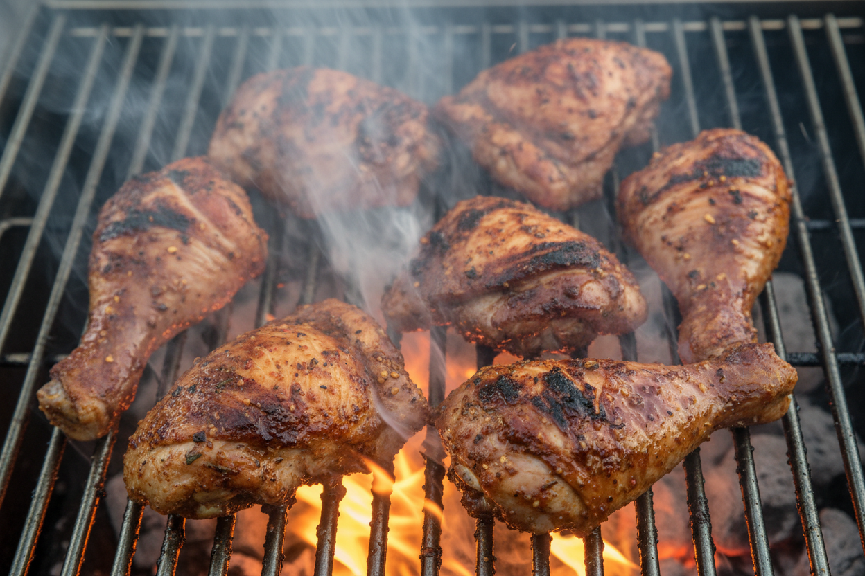 Grilled Poultry with Argentinian Green Sauce Recipe 3 Grilled Chimichurri Chicken preparation step 2