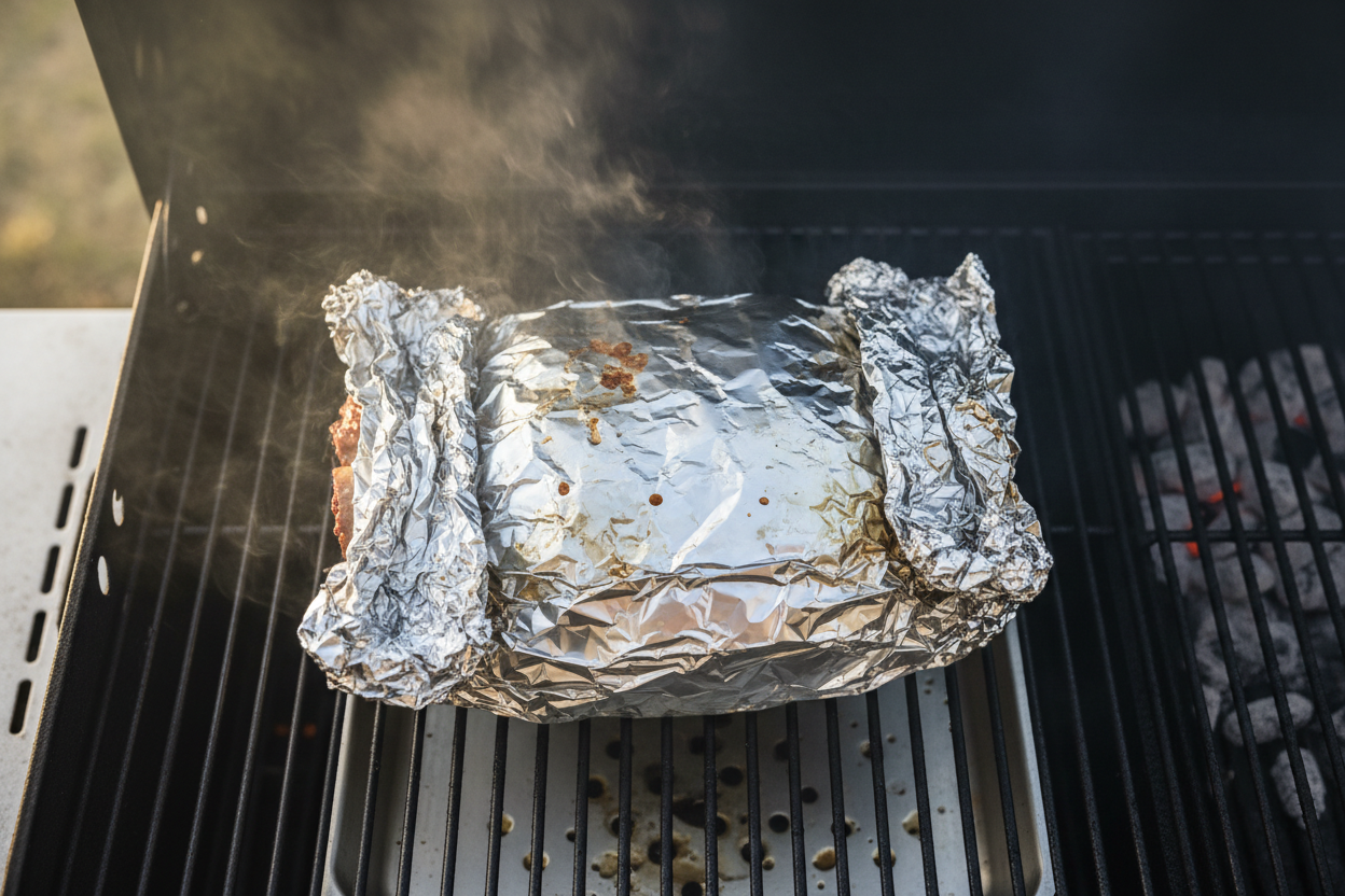Foil Wrapped Beef Ribs: Tender Grilled BBQ Recipe 3 Grilled and Tender Foil Wrapped Beef Ribs preparation step 2