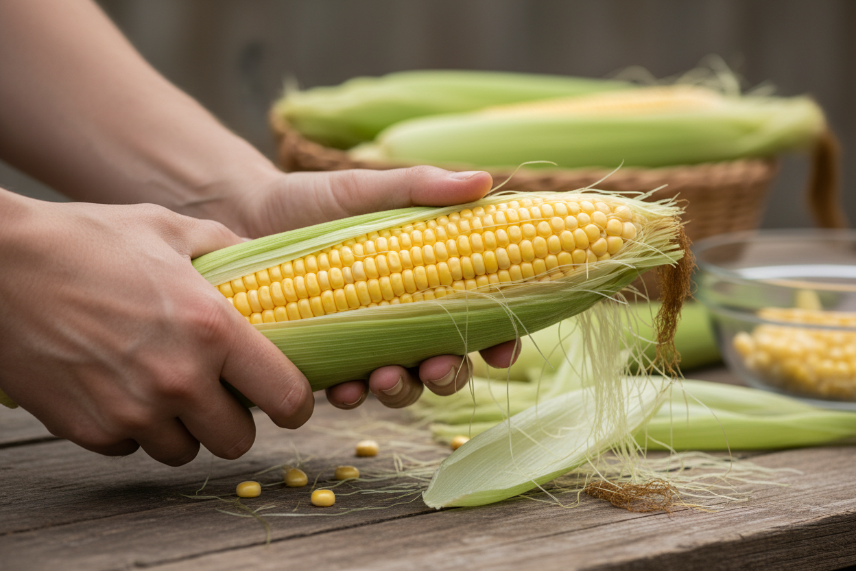 How to Freeze Fresh Corn: The Ultimate Preserving Guide 2 How To Freeze Fresh Corn preparation step 1