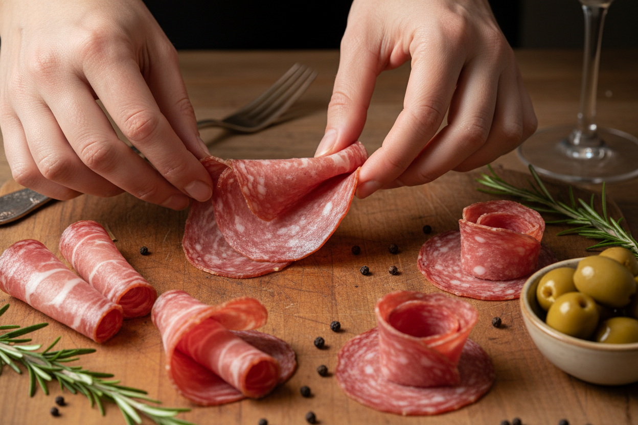 Ultimate Beef & Cheese Mediterranean Appetizer Board Guide 2 Italian Antipasto Platter preparation step 1