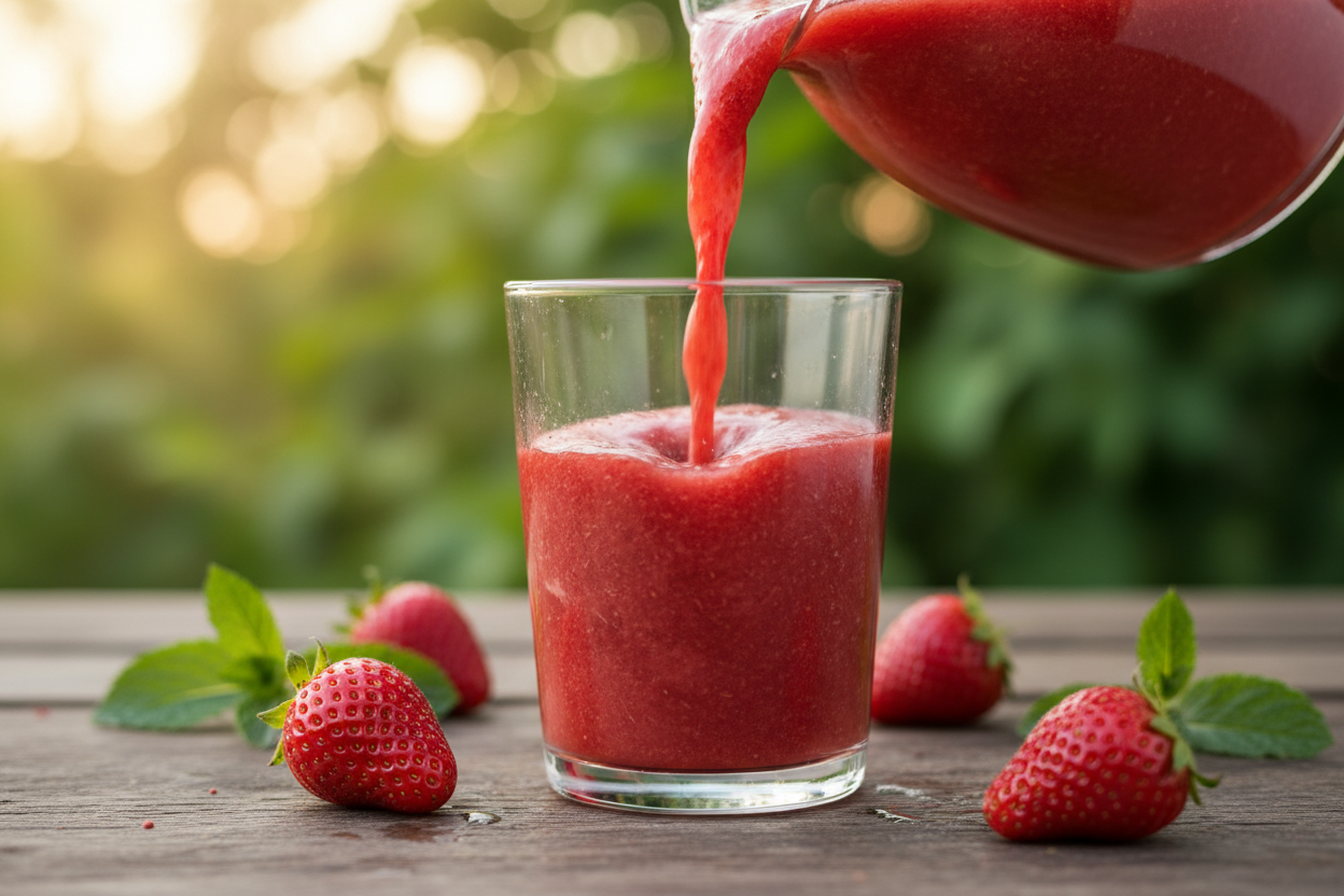 Kid-Friendly Red, White & Blue 4th of July Drink preparation step 1