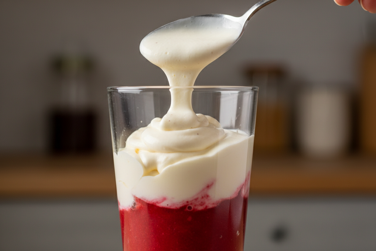 Kid-Friendly Red, White & Blue 4th of July Drink preparation step 2