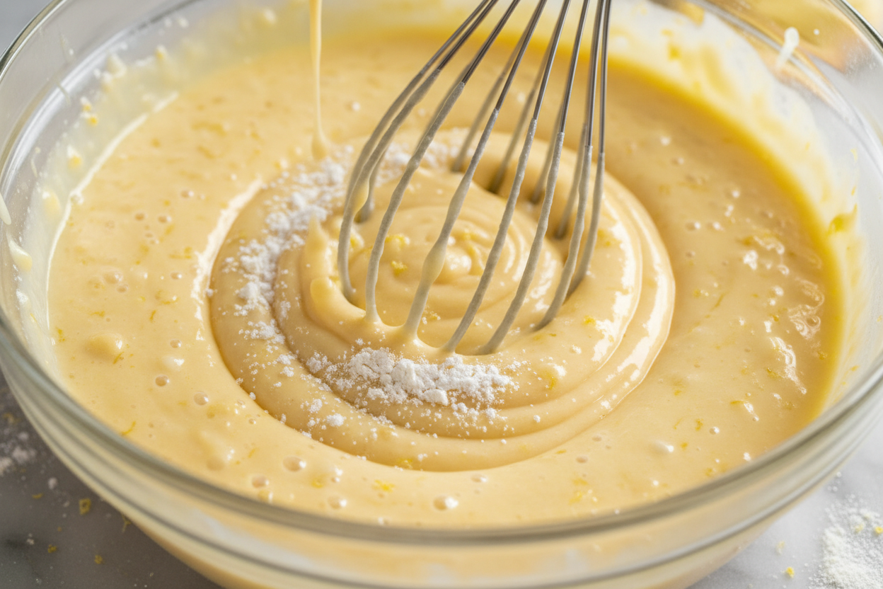 Lemon Decorated Cake preparation step 2