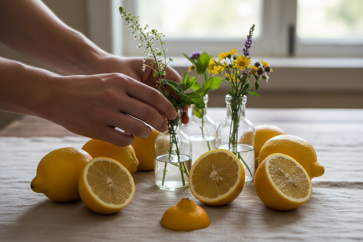 Lemon Table Decor Ideas: Sunny Outdoor Brunch Styling Guide 2 Lemon Table Decor Ideas: Sunny Outdoor Brunch preparation step 1