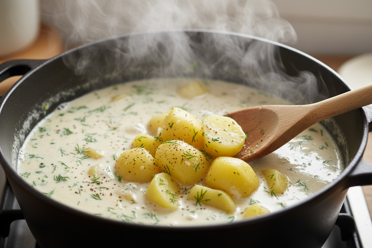 Loaded Baked Potato Soup preparation step 1