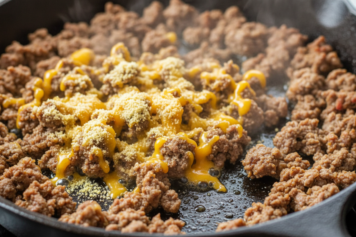 Healthy Loaded Burger Bowl Recipe with Special Sauce 3 Loaded Burger Bowl preparation step 2