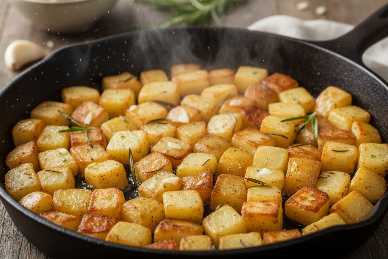 Easy Mexican Ground Beef Potato Skillet (One Pan!) 2 Mexican Ground Beef and Potato Skillet preparation step 1