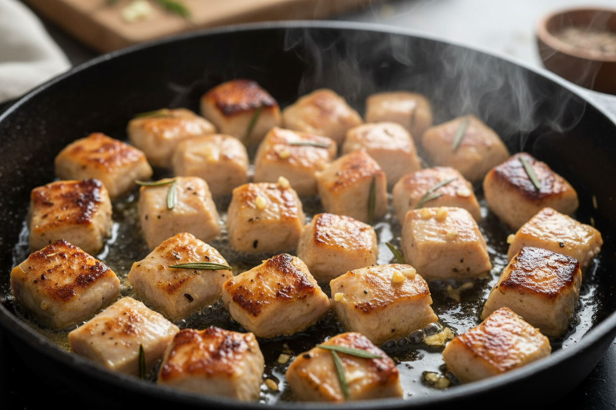 One Pot Boursin Orzo preparation step 1
