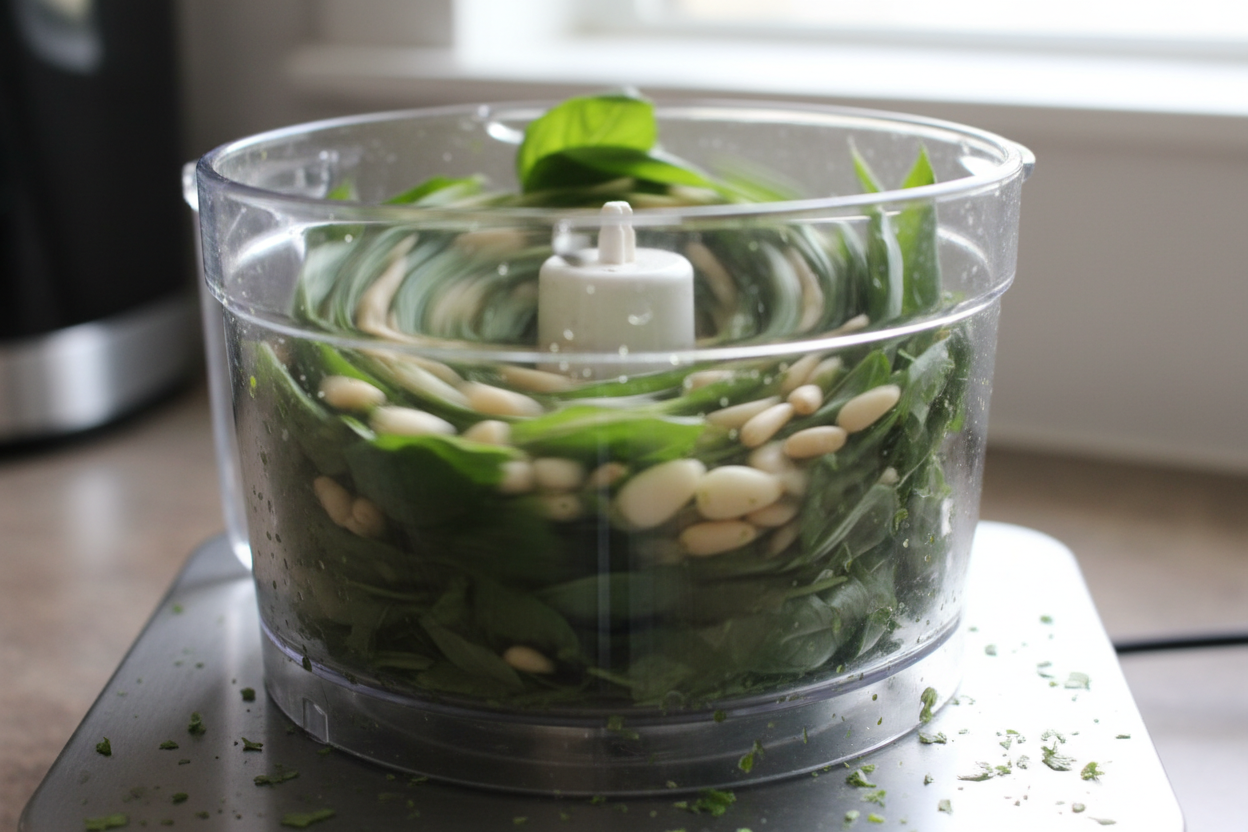 Perfect Homemade Basil Pesto Recipe: Easy From-Scratch Guide 2 Perfect Basil Pesto preparation step 1