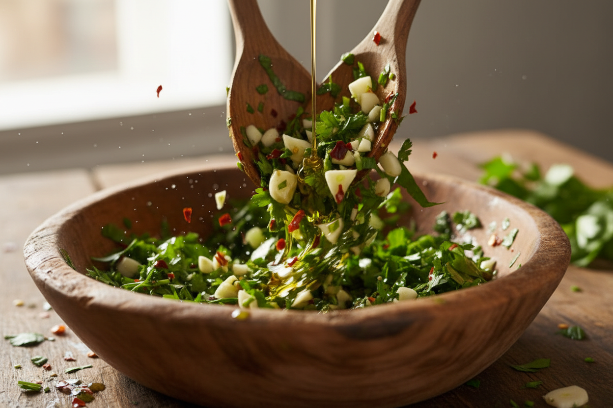 Quick & Easy Chimichurri Steak preparation step 1