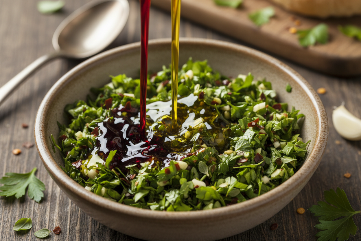 Quick and Easy Chimichurri Sauce preparation step 2