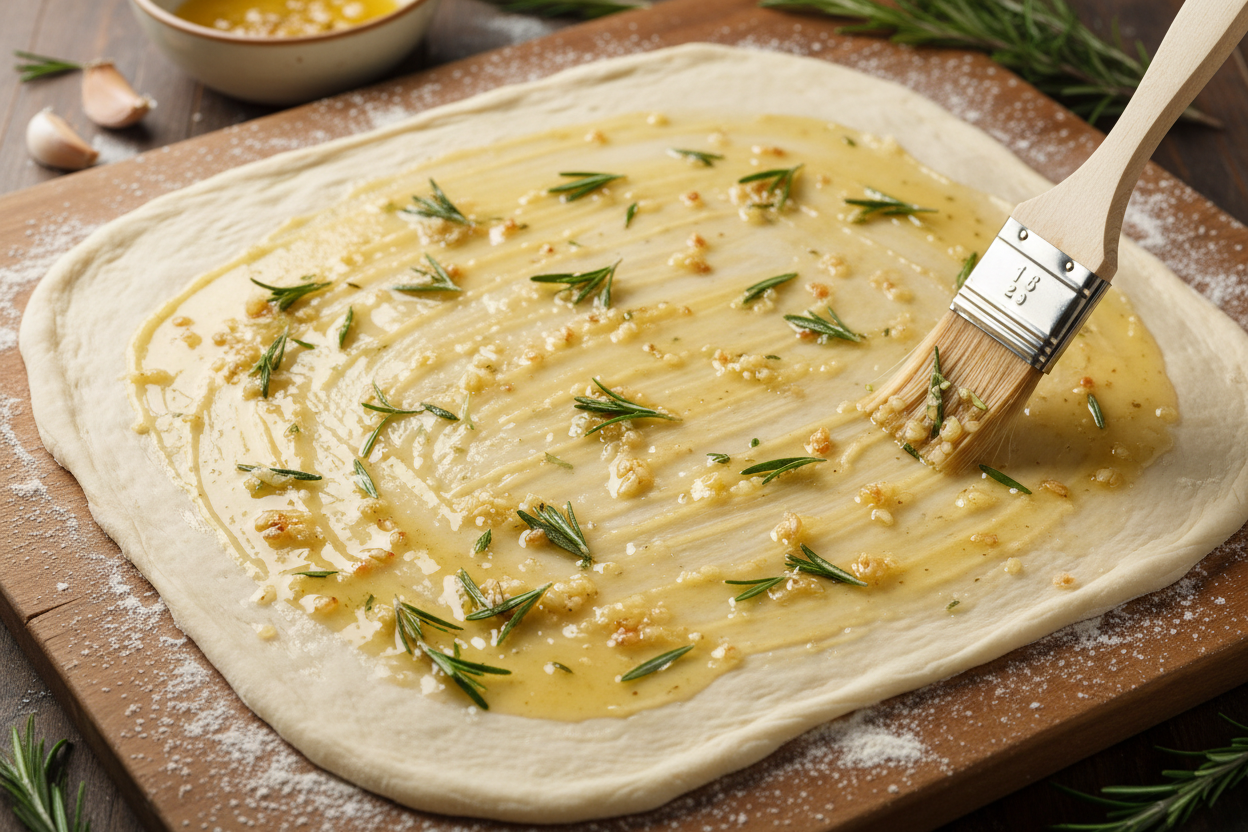 Rosemary Garlic Pull Apart Bread preparation step 2