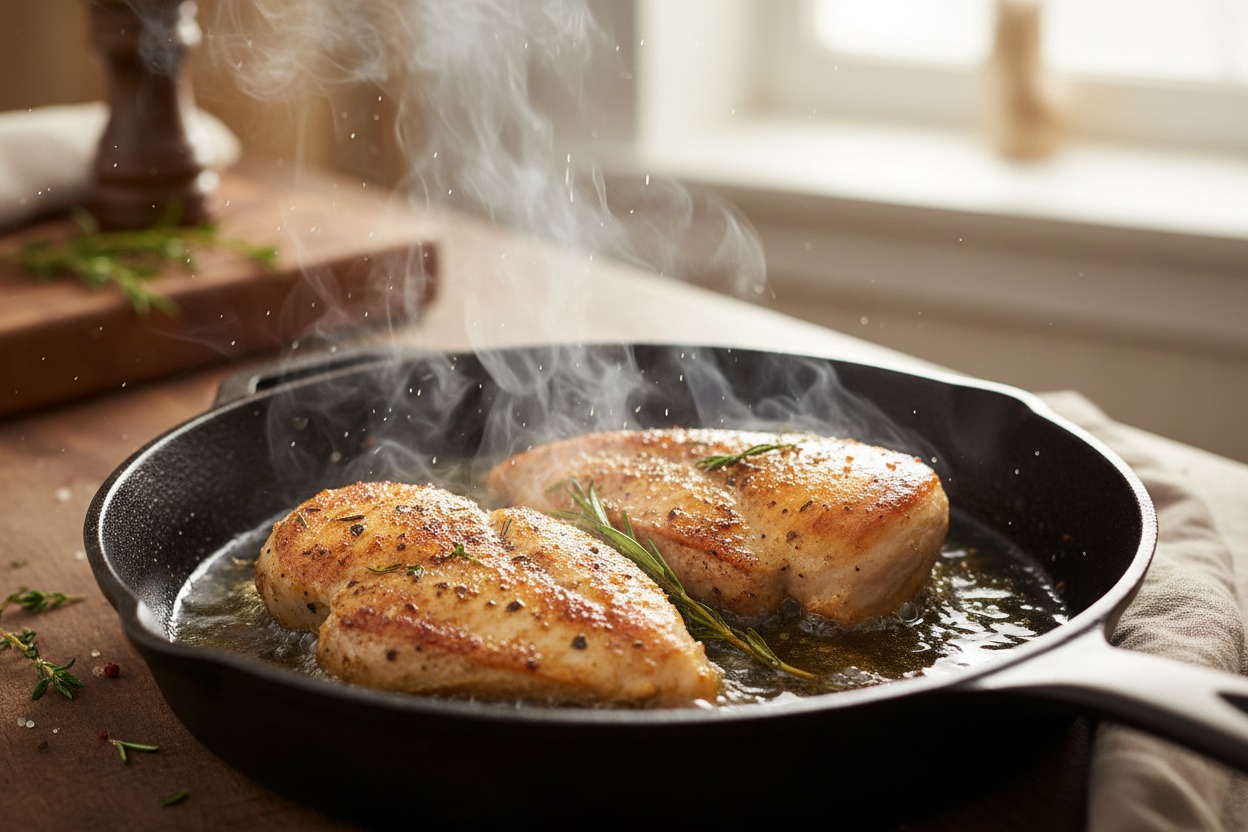 Creamy Sour Cream Onion Chicken Skillet Recipe 2 Sour Cream and Onion Chicken preparation step 1