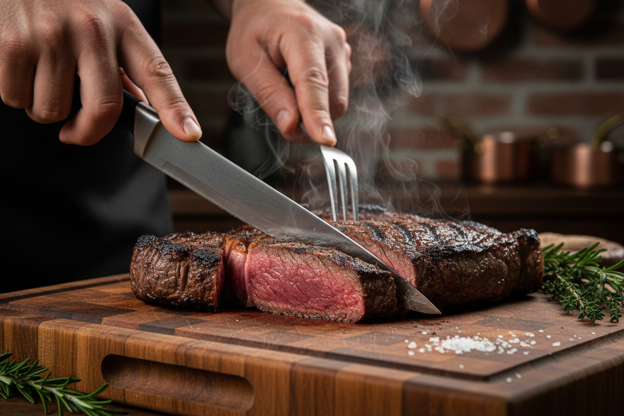 Grilled Beef and Avocado Salad: A Fresh, Healthy Recipe 2 Steak Salad Recipe preparation step 1