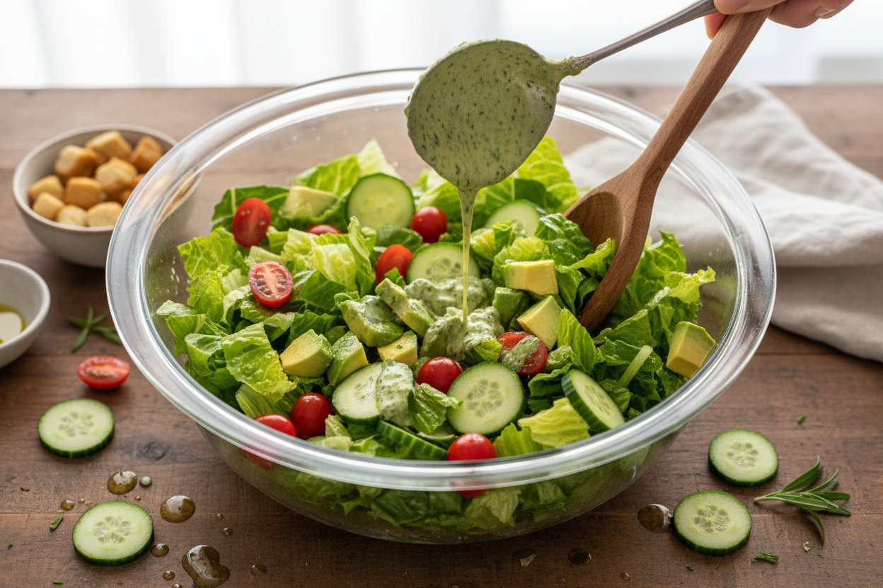 Grilled Beef and Avocado Salad: A Fresh, Healthy Recipe 3 Steak Salad Recipe preparation step 2