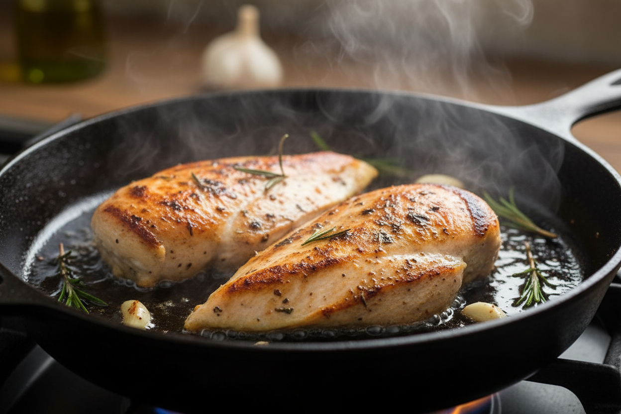 Creamy Tuscan Chicken Recipe: One-Pan Low Carb Dinner 2 Sun Dried Tomato Tuscan Chicken preparation step 1
