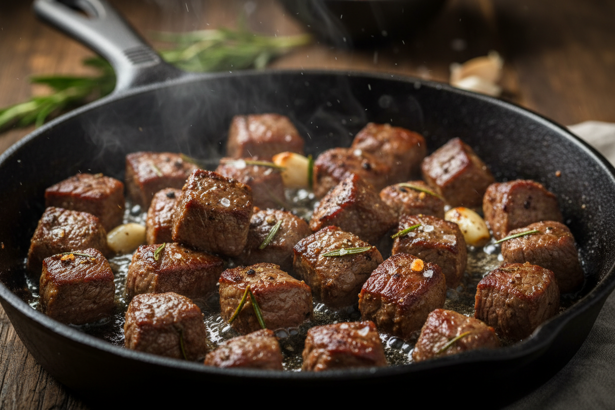 Teriyaki Steak Bites preparation step 1