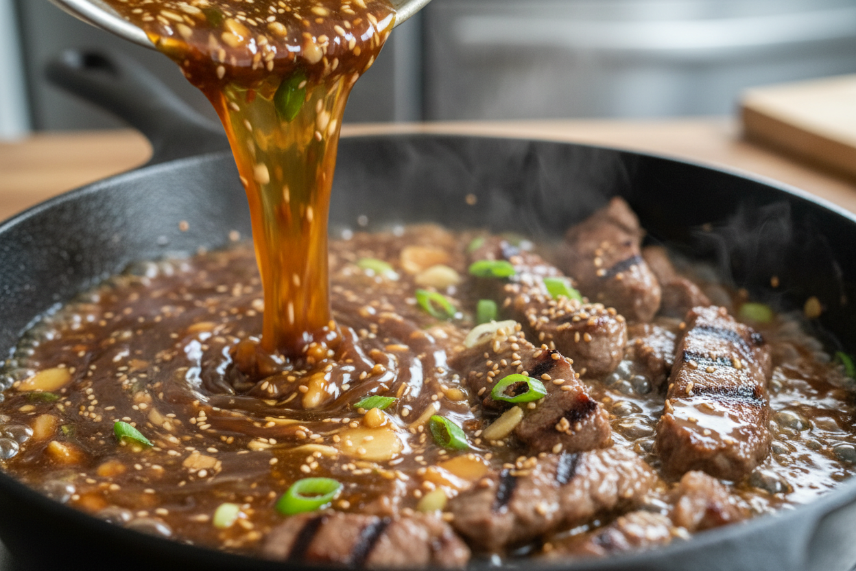 Teriyaki Steak Bites preparation step 2