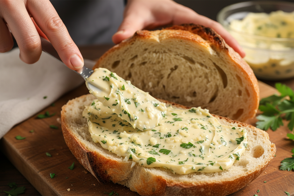 The Best Garlic Bread preparation step 1