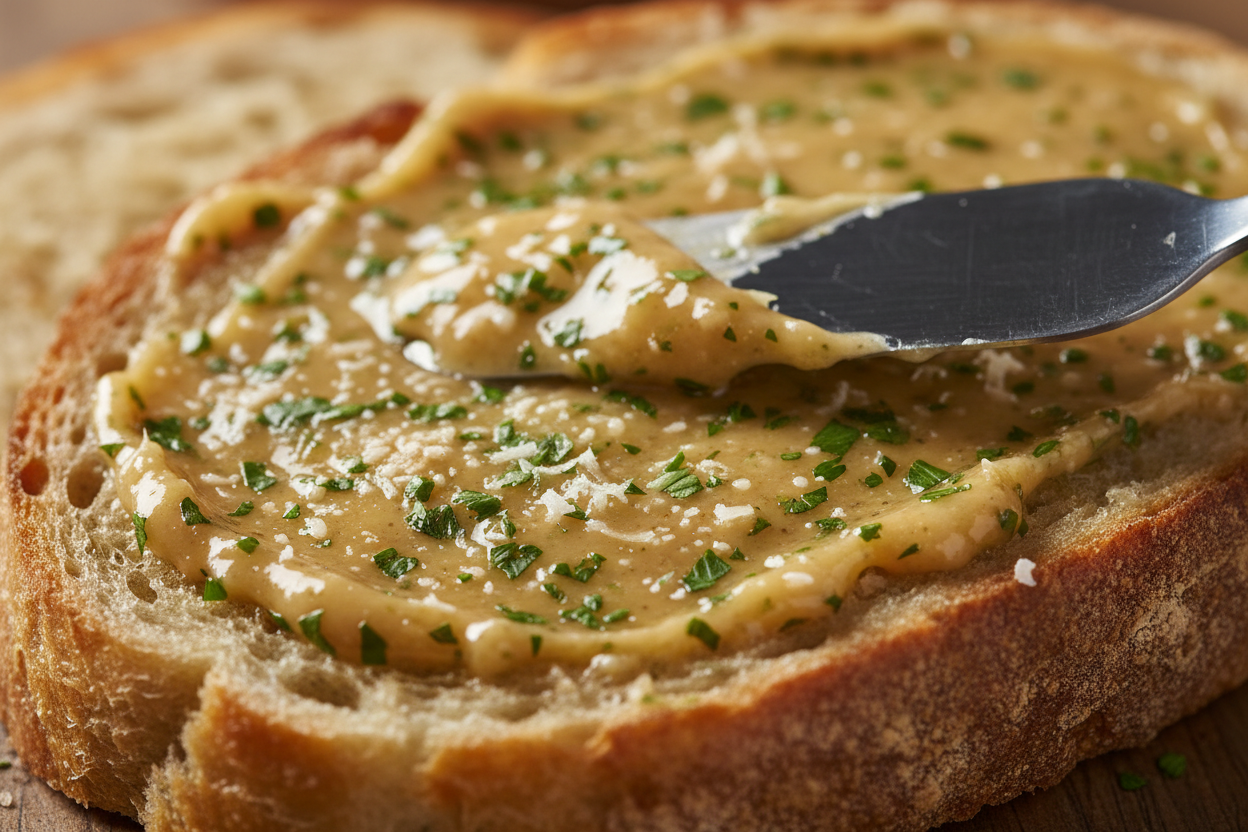 The Best Garlic Bread preparation step 2