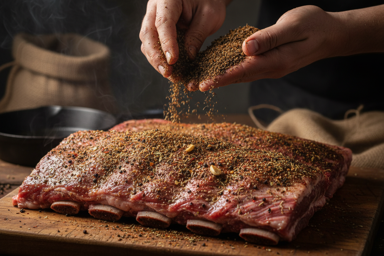 The Best Smoked Beef Ribs preparation step 1