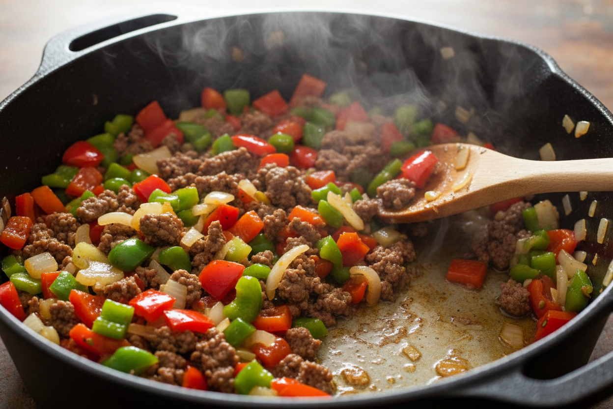 Wendy's Chili Recipe Copycat preparation step 1