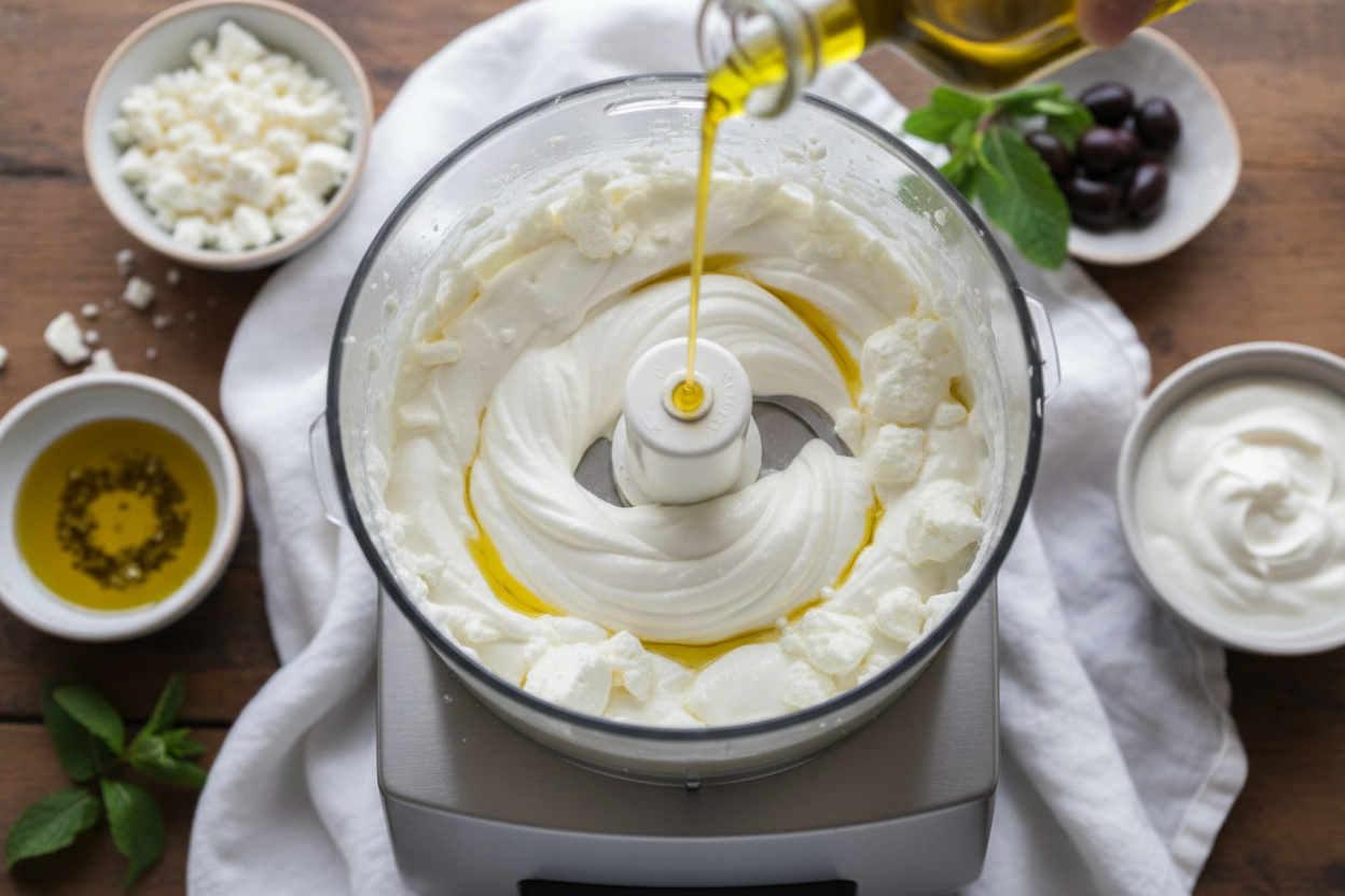 Whipped Feta with Roasted Strawberries: A Flavorful Delight You Can’t Resist preparation step 2