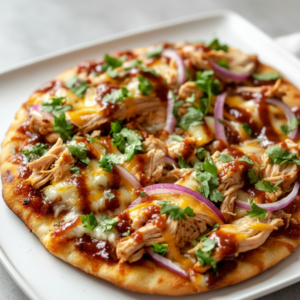 Quick BBQ Chicken Flatbread: 30-Minute Dinner Recipe