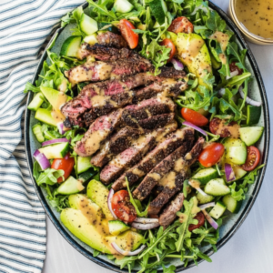 The Ultimate Grilled Steak Salad Recipe with Mustard Vinaigrette