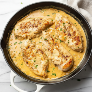 Creamy Pan-Seared Boursin Chicken Recipe