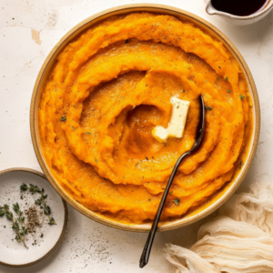 Best Butternut Squash Mash Recipe with Tahini & Za'atar