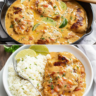 Creamy Pan-Seared Spicy Skillet Poultry in Tomato-Lime Sauce