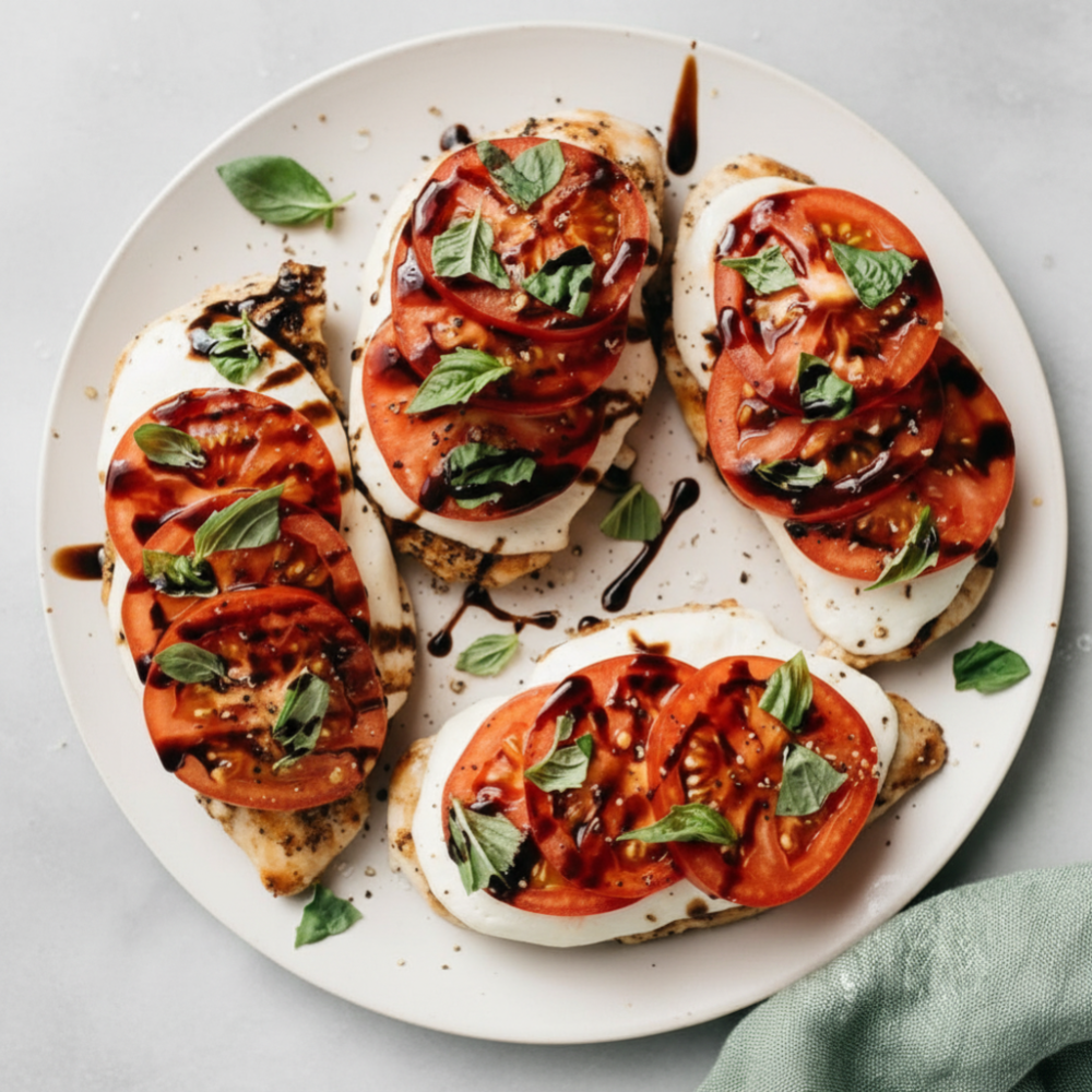 Quick & Easy Caprese Chicken Recipe (Low Carb)