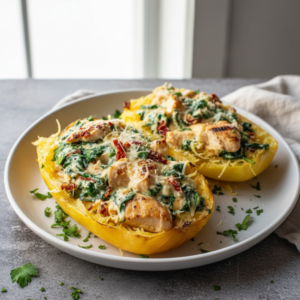 Healthy Chicken Spaghetti Squash Bake Recipe 4 Healthy Chicken Spaghetti Squash Bake Recipe