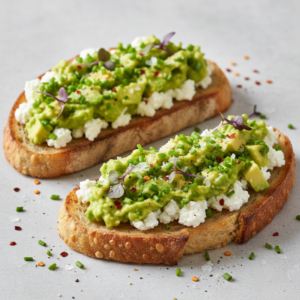 High-Protein Avocado and Cottage Cheese Breakfast Toast