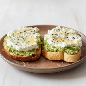 Quick Creamy Cottage Cheese Avocado Toast Recipe