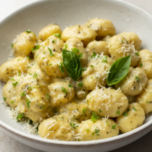 20-Minute Creamy Basil Pesto Gnocchi Recipe (One-Pan) 4 20-Minute Creamy Basil Pesto Gnocchi Recipe (One-Pan)