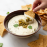 Creamy Roasted Green Chile Cheese Dip (Easy Appetizer)