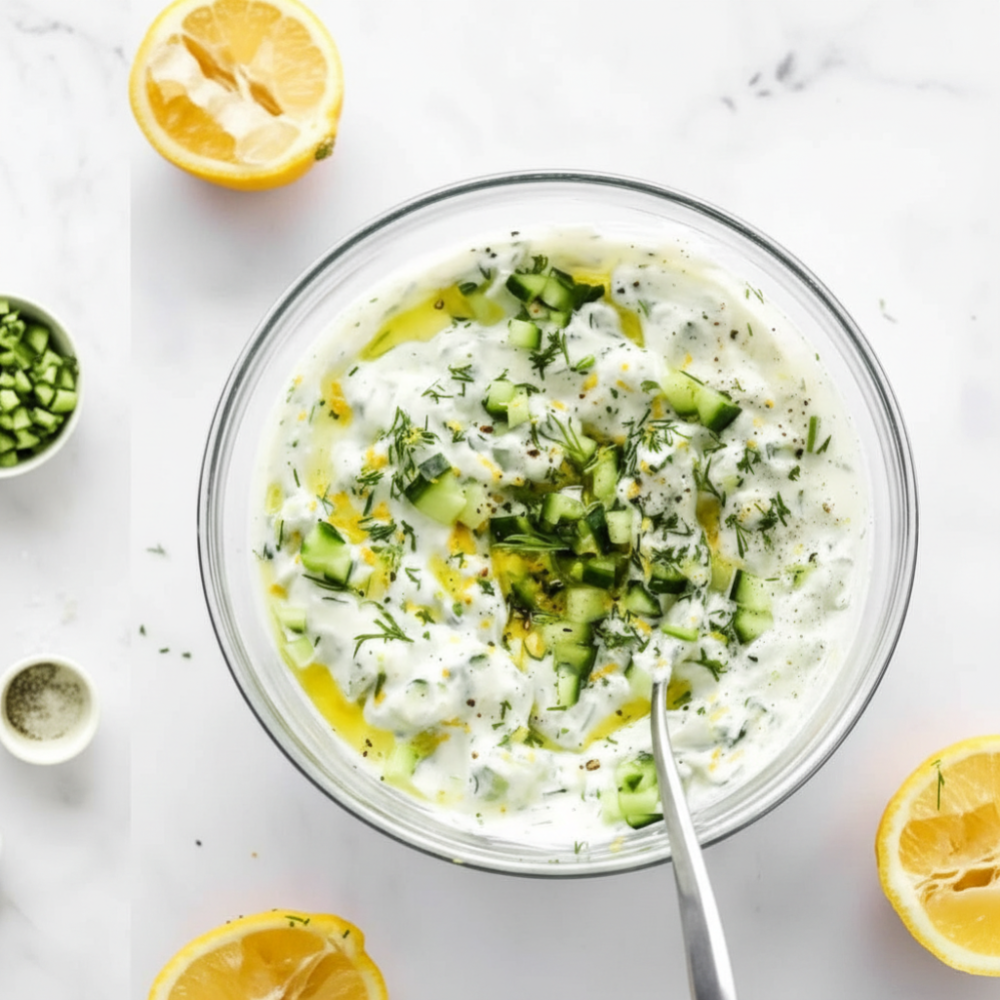 Quick & Authentic Greek Cucumber Yogurt Dip (10 Min) 1 Quick & Authentic Greek Cucumber Yogurt Dip (10 Min)