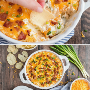 Ultimate Creamy Loaded Baked Potato Chip Dip Recipe 4 Ultimate Creamy Loaded Baked Potato Chip Dip Recipe